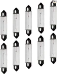 24v 10w 10 Pack Sv8.5-8 T3.25 Halogen Festoon Bulb Fits 41mm Bas Size: 10*41mm. Fixed Price $23.24.