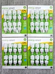 32 Total (4, 8-packs) Ge Energy Smart Cfl 13w Soft White Bulbs 60w Replacements. Fixed Price $99.95.