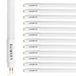 Luxrite 4ft T5 Led Tube Lights 24w=54w 3000k 3000 Lumens Damp Rated 12-pack. Fixed Price $183.95.