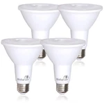 Bioluz Led 4 Pack Par30 Bulb 90 Cri 10w = 100 Watt Replacement Daylight 5.... Fixed Price $29.10.