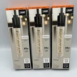 3 Feit Electric 18229 Led Vintage Filament Bulb, T10, 40w Equivalent, Dimmable. Fixed Price $28.99.