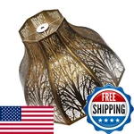 Metal Antique Bronze Lamp Shades For Floor Lamps Bedroom Or Living Room, 8-p. Fixed Price $106.59.