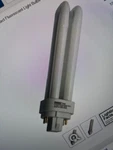 Fluorescent Twin Tube 4-pin Bulbs Damar Compact 18 What. Fixed Price $4.00.