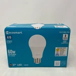 Ecosmart A19 Led Bulbs 60w Eq Daylight 5000k Dimmable 8-pack. Fixed Price $16.76.