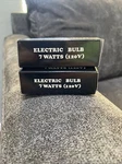 2 Darice 6084b Replacement Electric 7 Watt Clear Candle Bulbs Candelabra 120v. Fixed Price $10.99.
