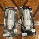 2pk Nos Feit Electric Led Light Bulb Cool White 4-pin 26w. Fixed Price $24.99.