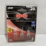 Sealed Light Bulbs Bpxn20/g8/3 Xenon 20 Watt 120 Volt G8 Base By Feit Electric. Fixed Price $9.99.
