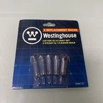 Westinghouse One Pack Of 4 Clear Replacement & 1 Flasher Bulbs W86121 12v. Fixed Price $11.99.