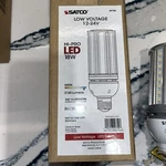 Satco S9755 Hi Pro Led 18w 12-24v Low Voltage 2160lm Light Bulb 5000k. Fixed Price $39.99.