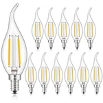 Crlight 2w Dimmable Led Candelabra Bulb 2700k Warm White - 12 Pack. Fixed Price $43.99.