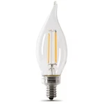 Feit Electric Bpcfc60927cafil/4 5.5 W, Ba10, Candelabra Screw (e12), Pk4. Fixed Price $16.69.