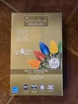 Celebrations 44621-71 Led C9 Multicolored 25-bulb String Christmas Light 2-pack. Fixed Price $20.00.