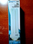 10 Ct Feit Elec 42w Compact Fluorescent Bulb 4 Pin Bright White 3500k Plt42e/35. Fixed Price $10.99.