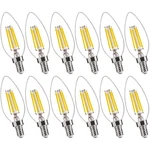 Clear Glass Dimmable E12 Candelabra Bulbs, 450 Lumens - 5000k Daylight Pack. Fixed Price $39.19.