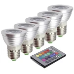 Omto E26/e27 3w Rgb Color Changing Spotlight With Ir 5 Count (pack Of 1),. Fixed Price $38.06.