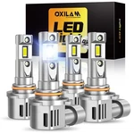 Oxilam Upgraded 9005 9006 Led Light Bulb Combo, 100, 000lm 1100% 9005+9006. Fixed Price $73.79.