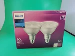 2 Pack Philips 90w Equivalent Daylight, Indoor/outdoor, Led 11 W, 900 Lumens. Fixed Price $8.00.