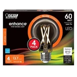 Feit Electric A1960cl927ca/fil/4 Filament Led Bulb, Type A, A19 Lamp, 60 W Equiv. Fixed Price $10.49.