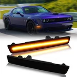 Dermoka Led Side Marker Lights Front Bumper Amber Parking Bumper,. Fixed Price $42.66.