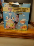 Gemmy Bunny Jumping Over Egg Easter Airblown Inflatable Light Up 6' Tall Tested!. Fixed Price $50.00.