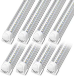 3ft Led Shop Light Fixture, V Shape T8 Tube Light, 30w, 4680lm, 6000k, Linkable. Fixed Price $113.99.