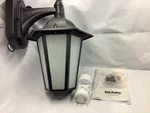 Nuvo Lighting 13 Cfl Black Wall Lantern Model 60-2206 New In Box. Fixed Price $65.00.