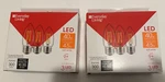 2 Pack Of 3 (6 Bulbs) Everyday Living Led Soft White B11 Light Bulb 40w 4.5w New. Fixed Price $19.99.