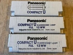 Panasonic - Ful12ww Ful12t6 4-pin Compact U Lamp Lot Of 3 6 Inch. Fixed Price $16.45.