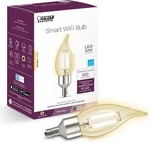 Feit Electric Cfc40/927ca/fil/ag 40 Watt Equivalent Wifi Dimmable, No Hub. Fixed Price $10.00.