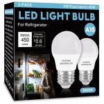 Loxyee Led Refrigerator Light Bulb 2 Pack Daylight White 5000k Pack,. Fixed Price $9.88.