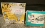1 Feit Electric Led Soft White Dimmable Br30 Flood 65w 750 Lumens + 2 Free Bulbs. Fixed Price $16.00.