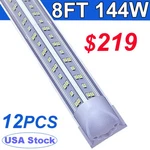 12pack 8 Foot Led Shop Light Fixture 8ft T8 Tube 8' 144w Garage. Fixed Price $219.99.