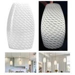 Go&so 2-pack Milky-white Ripple Oval Glass Lamp Shades - Hand-blown Art Pe. Fixed Price $105.50.
