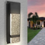 Luxrite Led Outdoor Wall Light Seeded Bubble Glass 3cct 14 Inch Aluminum Ip65. Fixed Price $74.95.