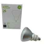 2 X Ge Indoor Fluorescent Floodlight Bulb Soft Daylight Bright 26w R40 1300 Lum. Fixed Price $22.95.