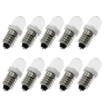 Sqxbk 10pcs 0.2w 6v E10 Mini Led Bulb, Miniature Screw 29x10mm 6v, Warm White. Fixed Price $13.29.