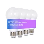 Vvh 3-way Led Light Bulb 3/7/10w - 30/70/100 Watt Equivalent, 4 Pack, 3000k. Fixed Price $24.99.