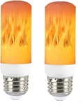 Qlee Led Flame Effect Light Bulb 3w 2 Count (pack Of 1), Yellow. Fixed Price $17.45.