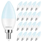 Degnju 20 Pack Chandelier Light Bulbs 60 Watt Equivalent, Candelabra Led Ligh.... Fixed Price $36.81.