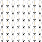 Gvvoohome 48 Pack Shatterproof Led Replacement Bulbs For Outdoor String Light.... Fixed Price $78.61.