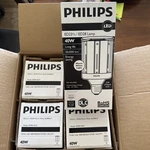 4 Philips Ed23 /ed28 Lamp 40w Bright White Light 120-277 Vac E39 Mogul Base. Fixed Price $99.95.