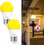 Sunco 3 Pack Led Bug Light Bulbs Outdoor A19 (pack Of 3) Yellow - Open Box. Fixed Price $9.95.