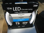 Feit Electric 12" 20w Led Circular Lamp Adjustable 3500-4000-6500 Circline 4 Pin. Fixed Price $19.99.