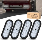 Gooacc 6inch Oval Trailer Tail Light 4pcs 10led White Reverse Back. Fixed Price $48.98.