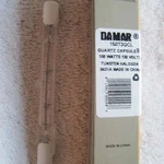 Damar Quartz Capsule 150t3qcl 150 W 130v Tunsten Halogen 6631a China Delicate. Fixed Price $30.00.