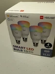 Yeelight Led Smart Color Light Bulb 1s (e26) 4 Pack. Fixed Price $50.00.