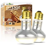 Repti Zoo 2-pack 75w Heat Lamp Basking Spot Uva Natural Sunlight Reptile Bulb. Fixed Price $28.32.