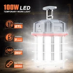 Etl Listed 100w Led Temporary Work Light Linkable Construction Job Site Lights. Fixed Price $71.40.