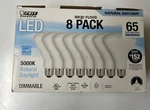 8 Pack Natural Day Light Led Feit Br30 Flood Dimmable Bulb 650l 65w 9.5w. Fixed Price $39.99.