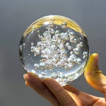 Crystal Ball Glass Globe Decor - Sphere With Stand & Gift Box, Clear .... Fixed Price $40.12.